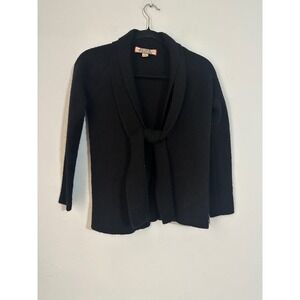 Beyond Threads‎ Alpaca Wool Blend ShawlTie Front Sweater SizeS Made in Peru